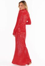 All Out Maxi Dress-Red Sequin - Image 2