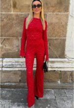 Bowie Bells-Radiant Red Lace - Image 4