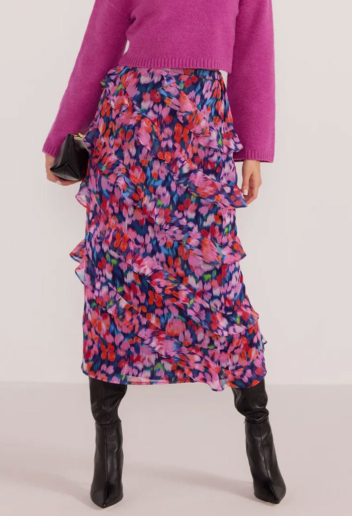 calista-1.jpg Calista Frill Midi Skirt - Image 1